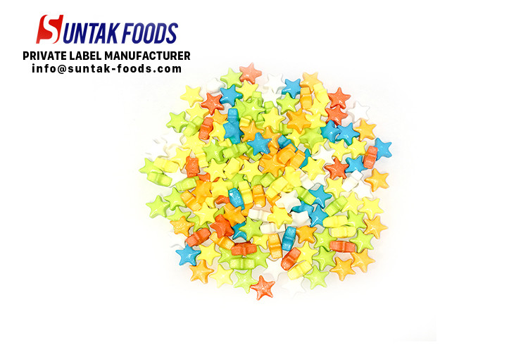 Colorful Bulk Candy Sugar Free Coated Candy Press Candy For Candy Store