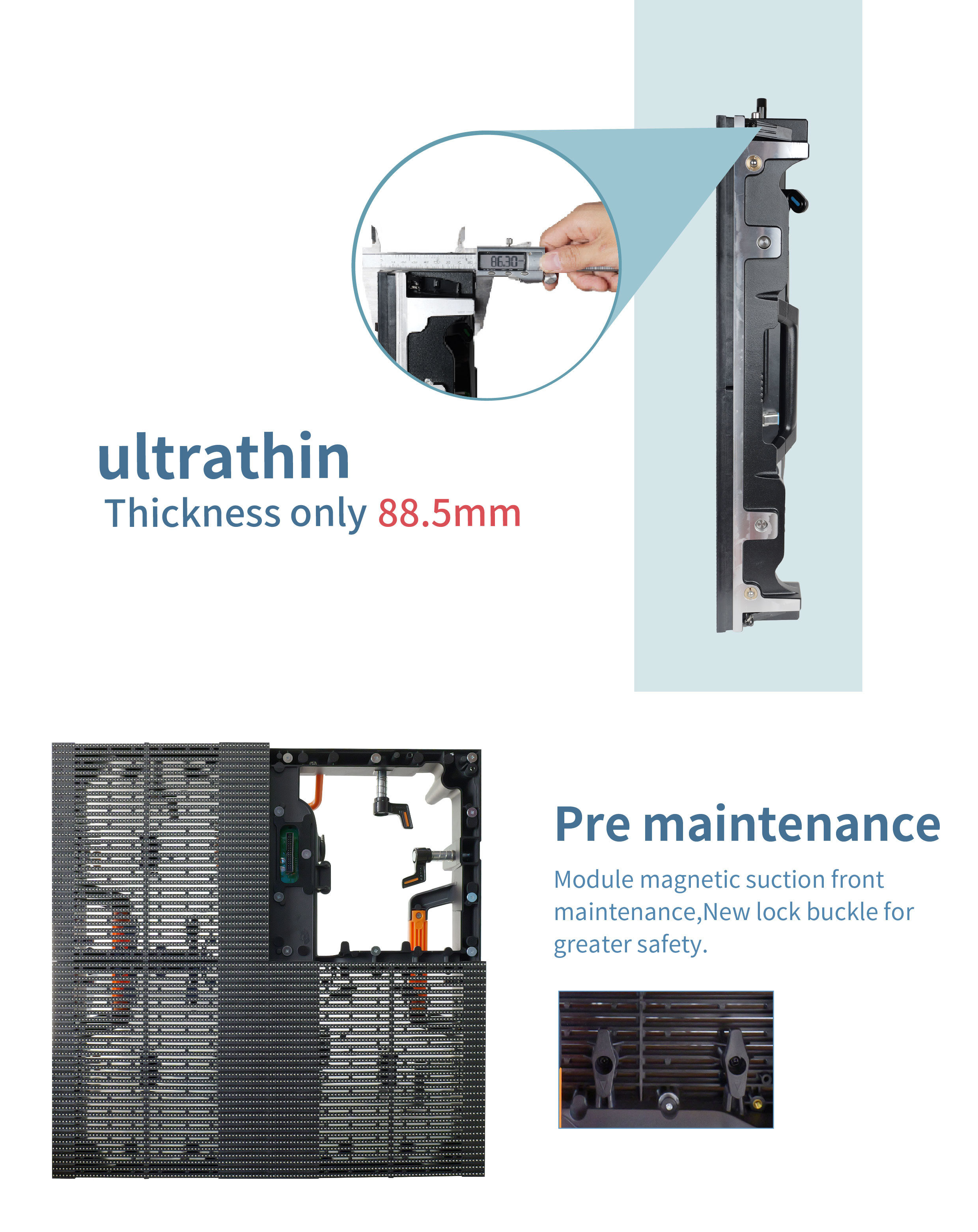 16 Bit P3.91MH Series Transparent LED Display Multiple Installation Methods LED Mesh Screen
