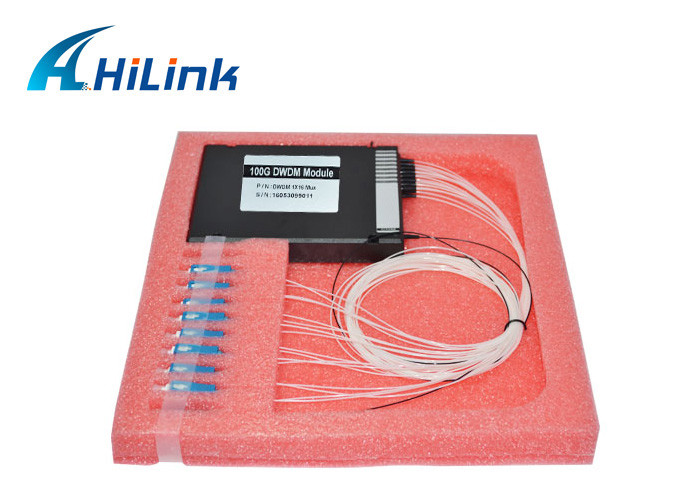 LC / APC Connector Single Fiber DWDM Mux Demux ABS / LGX Module C30-C37 8CH
