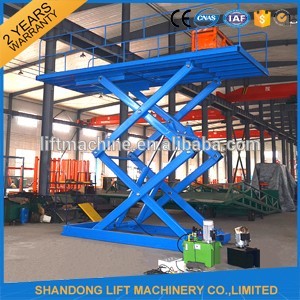 3T 3M CE Hydraulic Scissor Car Lift for Basement