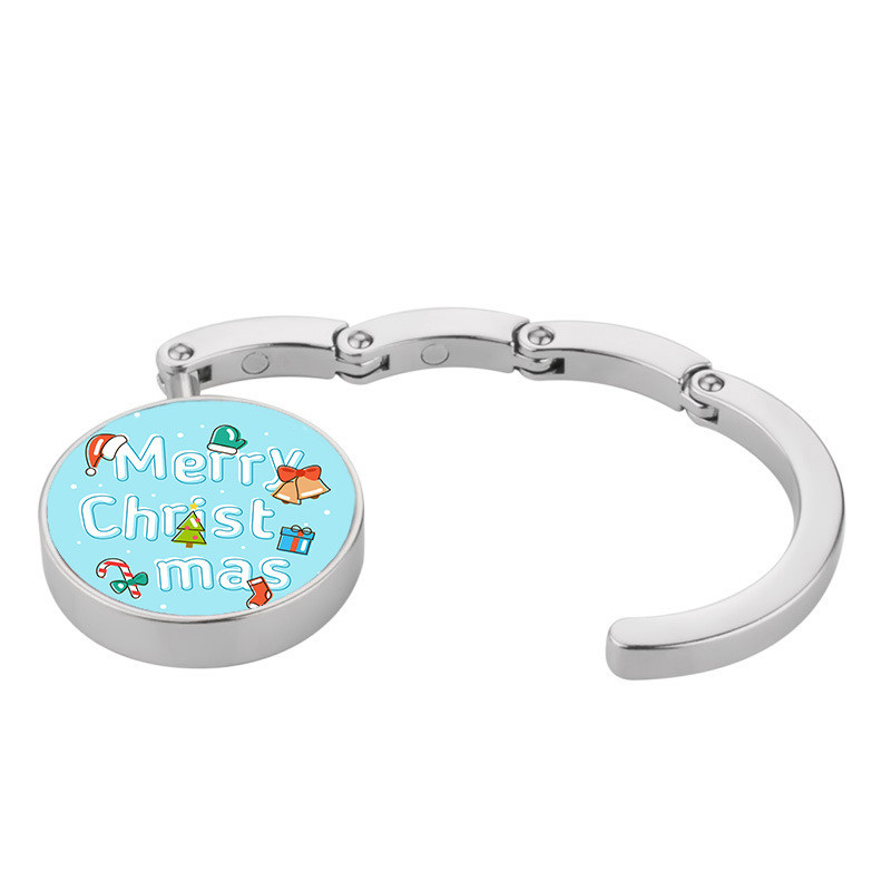 Sublimation Bag Hanger Hook Heart Transfer Printing Metal Blank Custom Bags Hanger