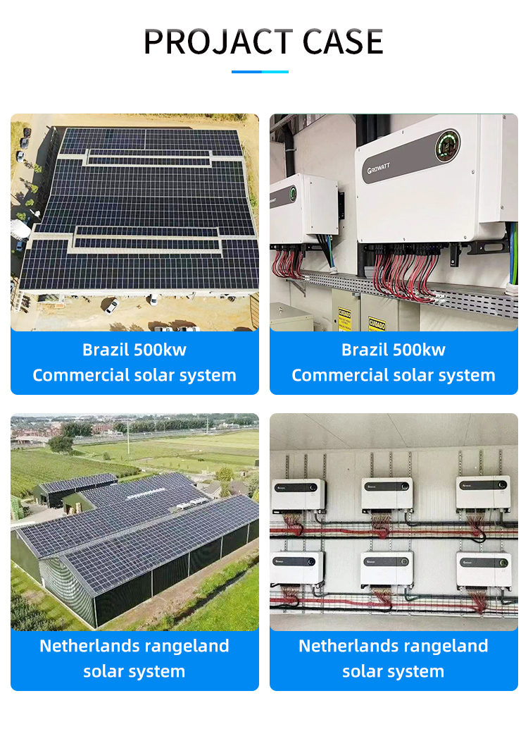 Commercial On Grid Solar Power System 100KW 200KW 300KW 500KW
