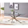 Buy cheap Modern Elegantly Tempered Glass Square 50KGS 76cm Stylish Dining Table from wholesalers