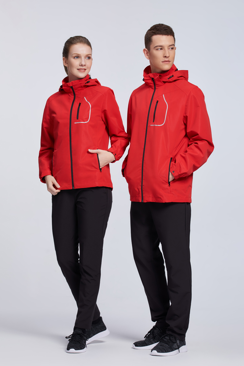 Men Warm Autumn Down Jacket Long Sleeve Waterproof With Hoodies