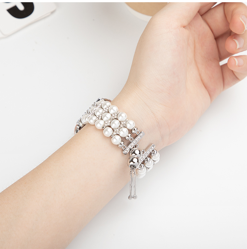 Function Fashionable Watch Strap Beaded Apple Watch Bands for iWatch Series 8 7 6 5