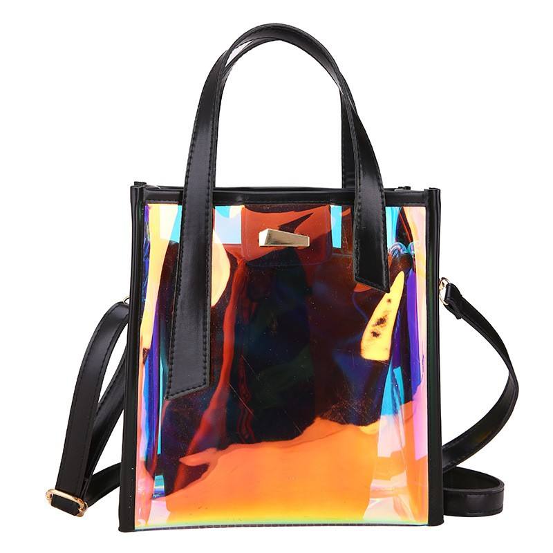 Eco Friendly Neon Colorful PVC Cosmetic Makeup Toiletry Skin Kits Pouch Waterproof Clear Vinyl Gift Bag