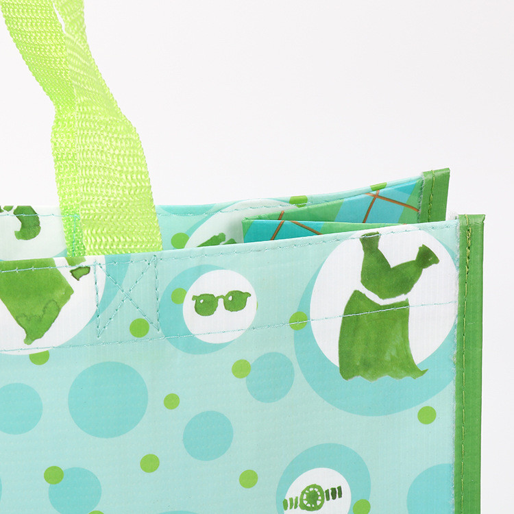 Reusable 120GSM Full Color Printed Shopping PP Woven Plastic Bag