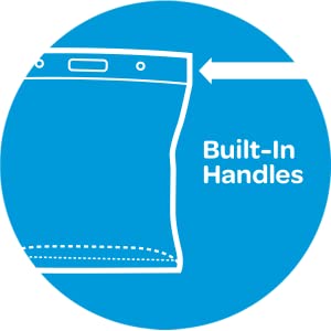 Zip lock. Use as imagined - BUILT-IN HANDLES