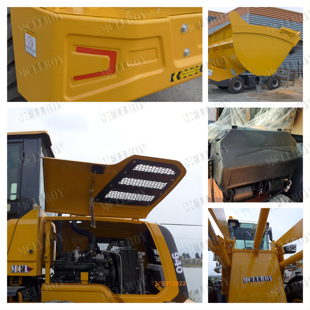 Mini Compact Wheel Loaders Item ZL940 MCL940 1.2m3 76kw