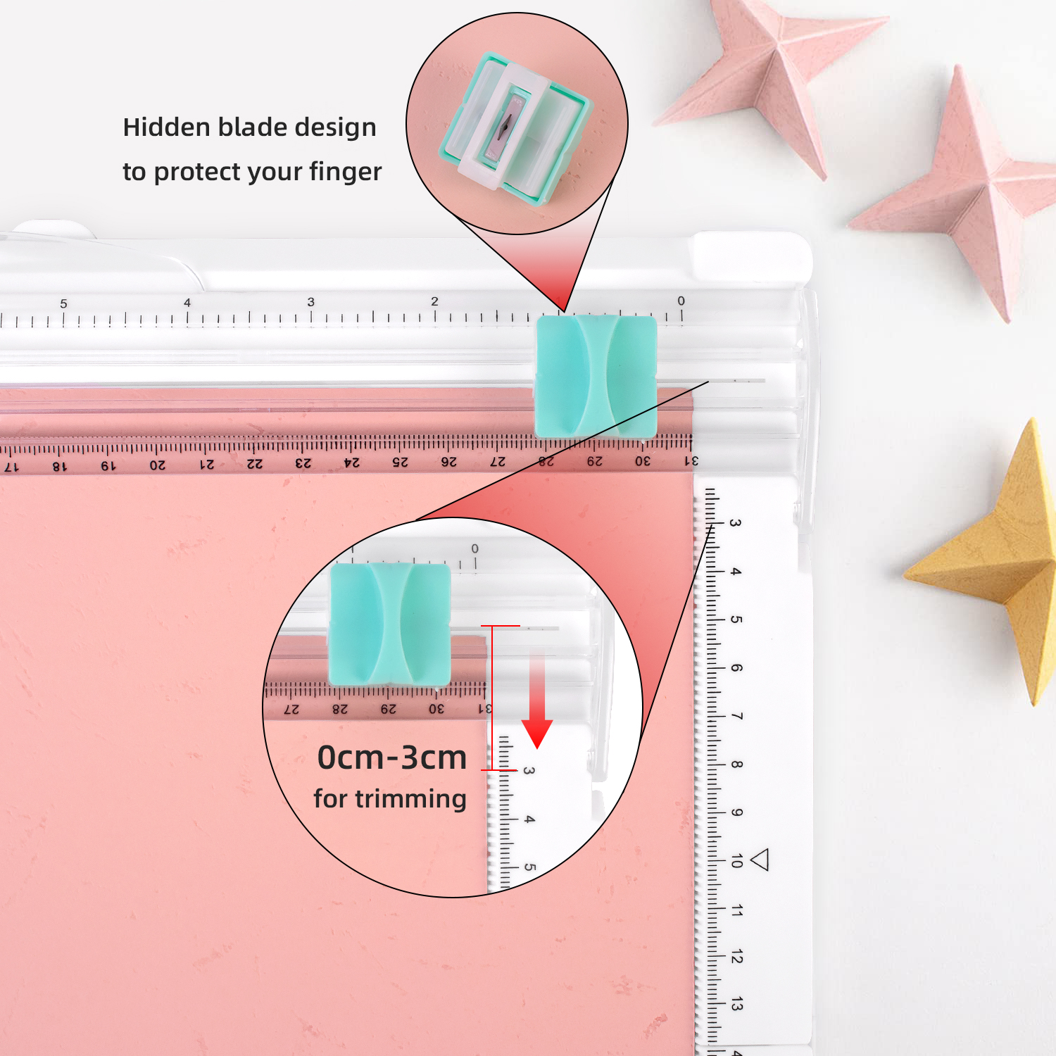 Craft Scoring Board Cutter ZEQUAN Multifunctional A4 Paper Trimmer for DIY and Crafts