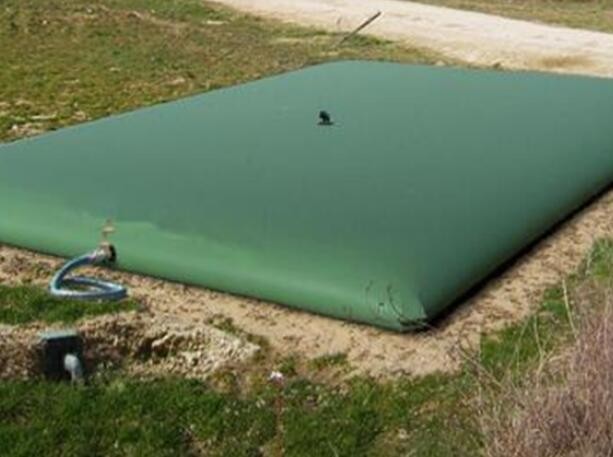 Vehicle Collapsible Water Container ,Dark Green Color 3500 Liter Water Bladder Tank