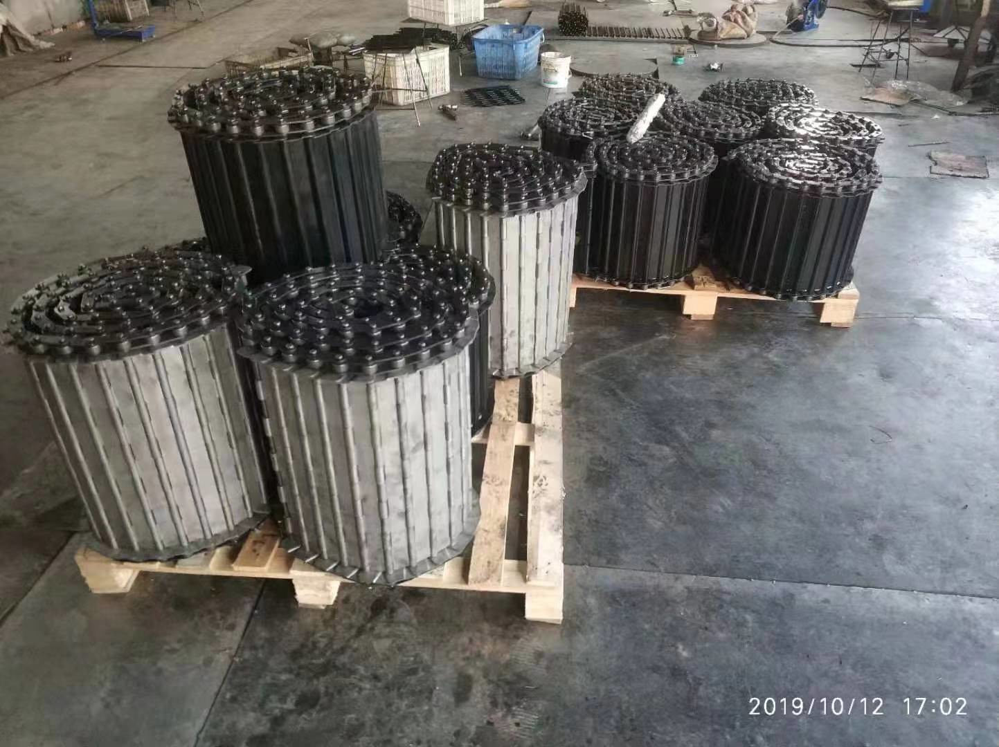 Stainless Steel Chain Mesh Conveyor Belt Smooth Surface