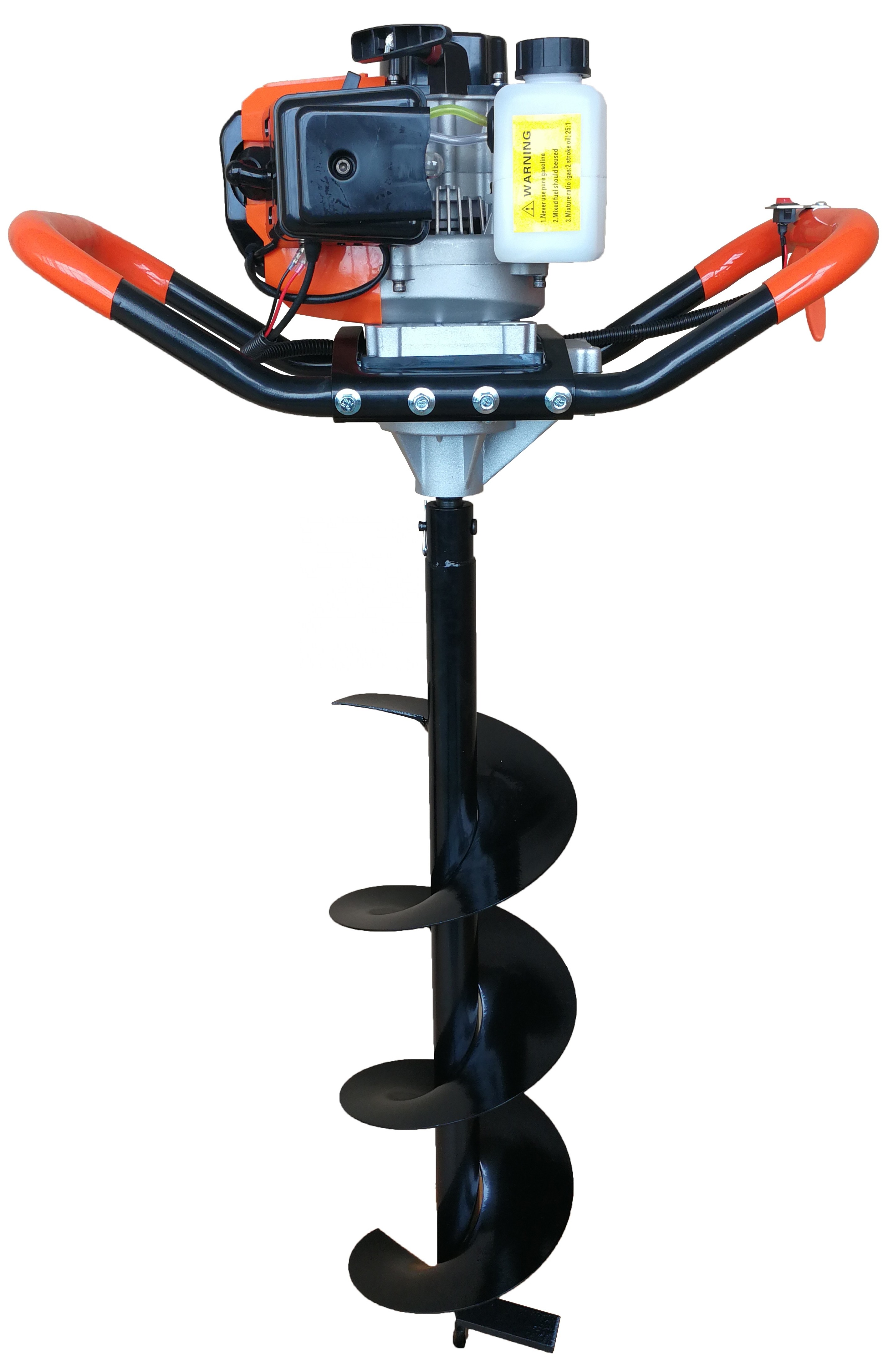 Gasoline Earth Auger 51.7cc Gardening Worker Use Tool For Post Hole