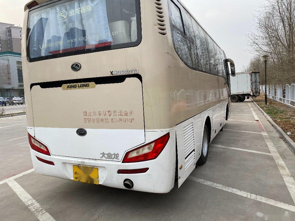 Used Kinglong Bus Model XMQ6802 32 Seats Steel Chassis Left Hand Drive Used Tour Bus
