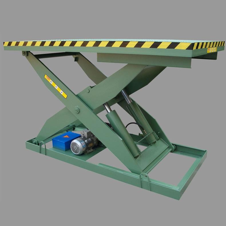 Stationary Hydraulic Scissor Lifting Table Hand Control 500kg~2000kg