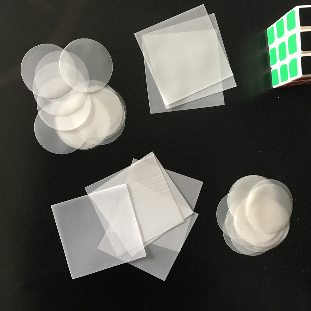 White Food Grade Nylon Mesh Filter Pieces Are Use For Rosin Pressure Filtration
