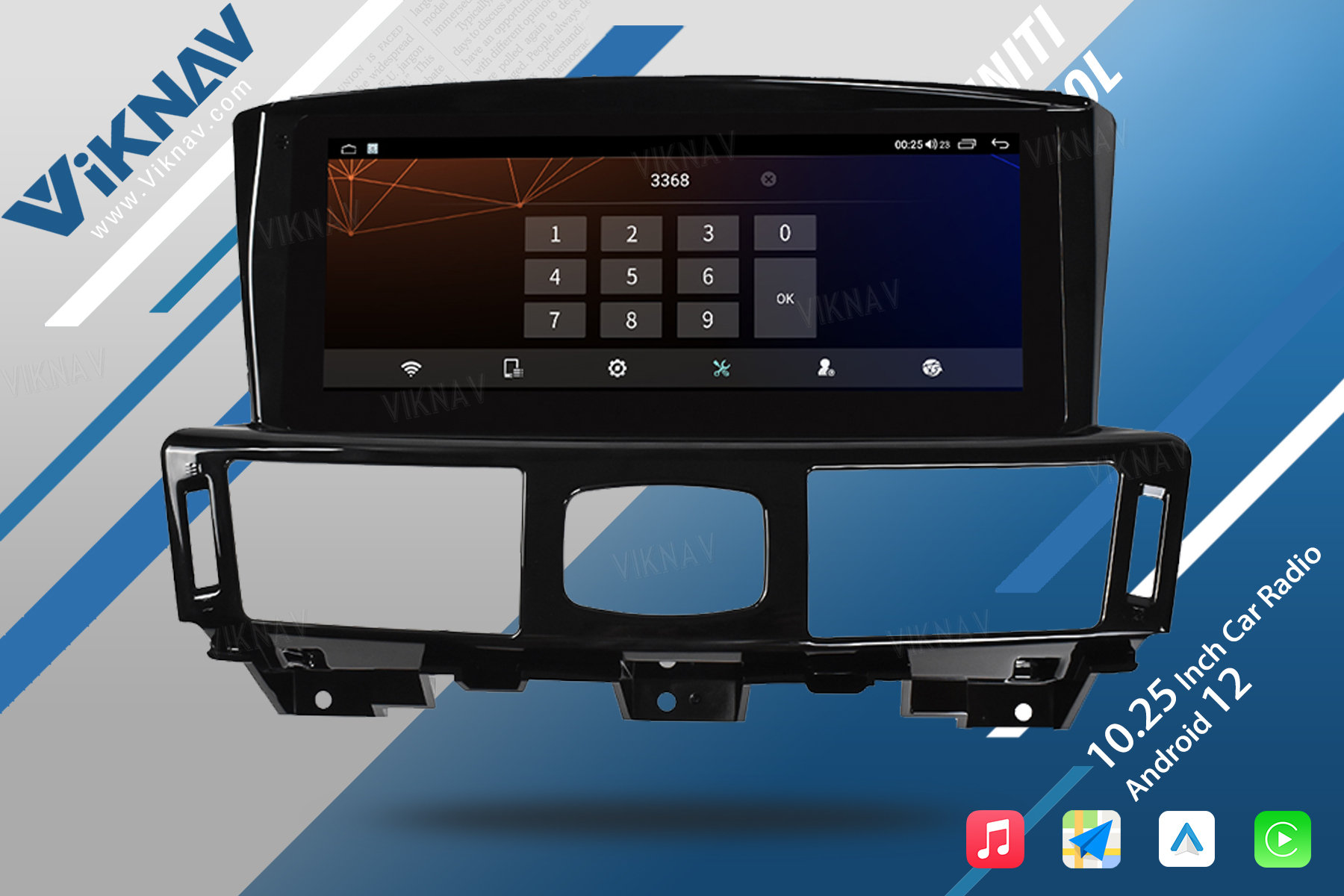 Infiniti Q70L 2013-2017 Aftermarket Touch Screen Radio Car Stereo Multimedia Player