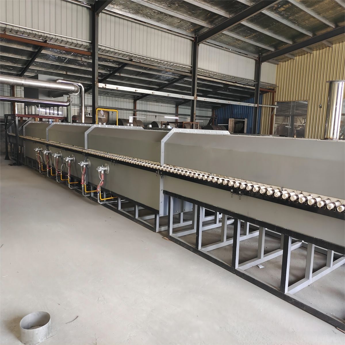 Industrial Aluminum Rolls Natural Gas Double Layer Rhk Kiln For Advanced Ceramic Materials