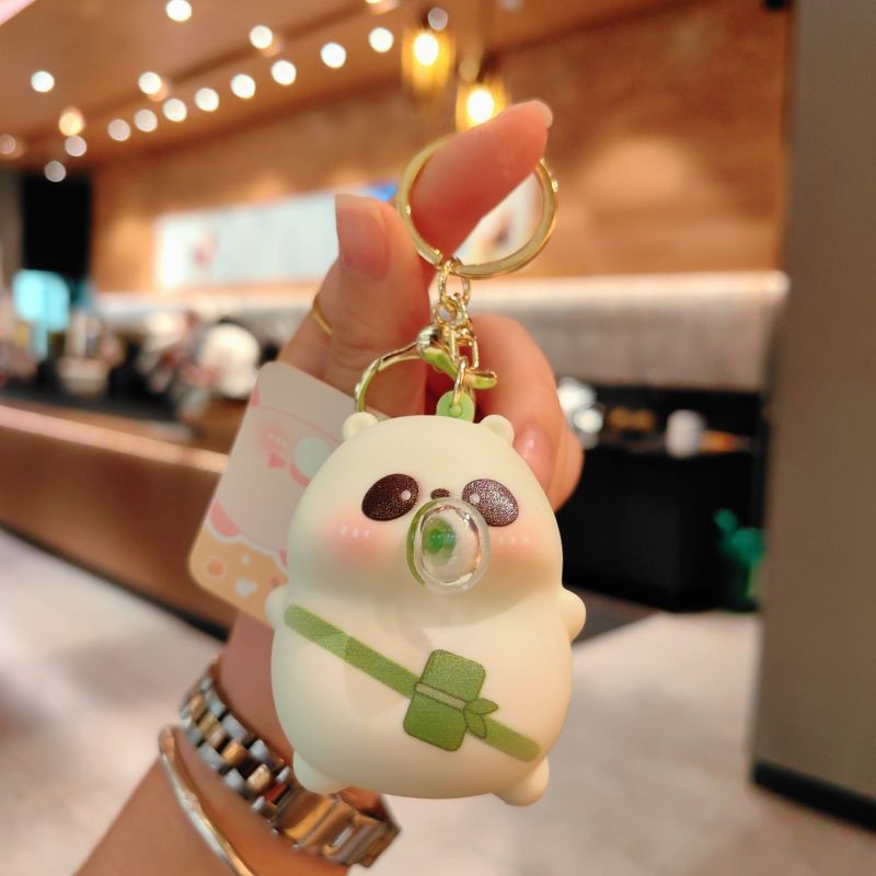 Customized Cute Pendant Squishy Toys Silicone Keychain Non-Toxic for Kids and Adults