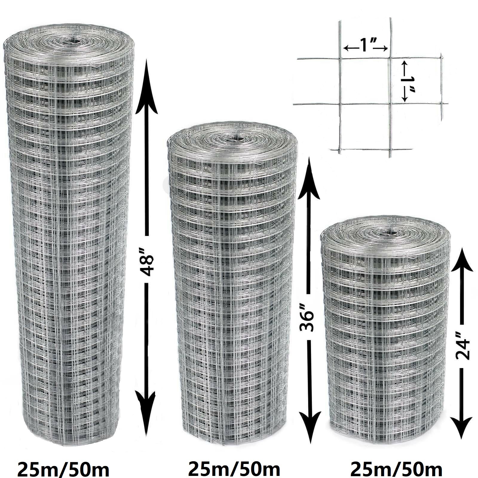 0.9mx50m Chicken Mesh Fence