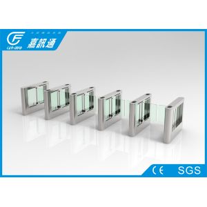 Rfid Access Control Entrance Barrier Systems , Stainless Steel Waist High