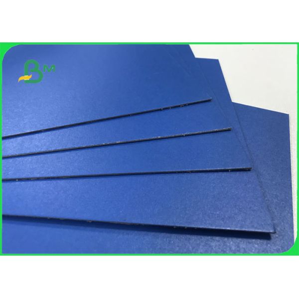 1.3mm 1.5mm 720 * 1020mm Blue Lacquered Solid Paperboard File Folders 