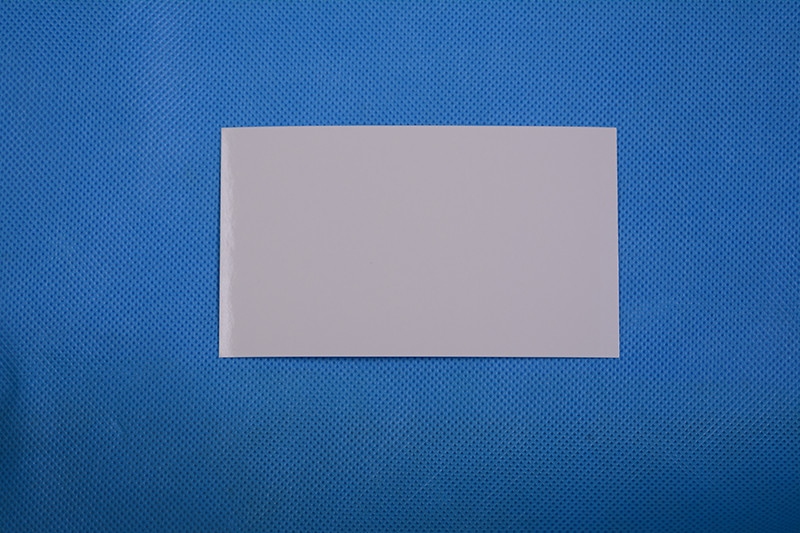 C171 White high gloss fingerprint backing sheet