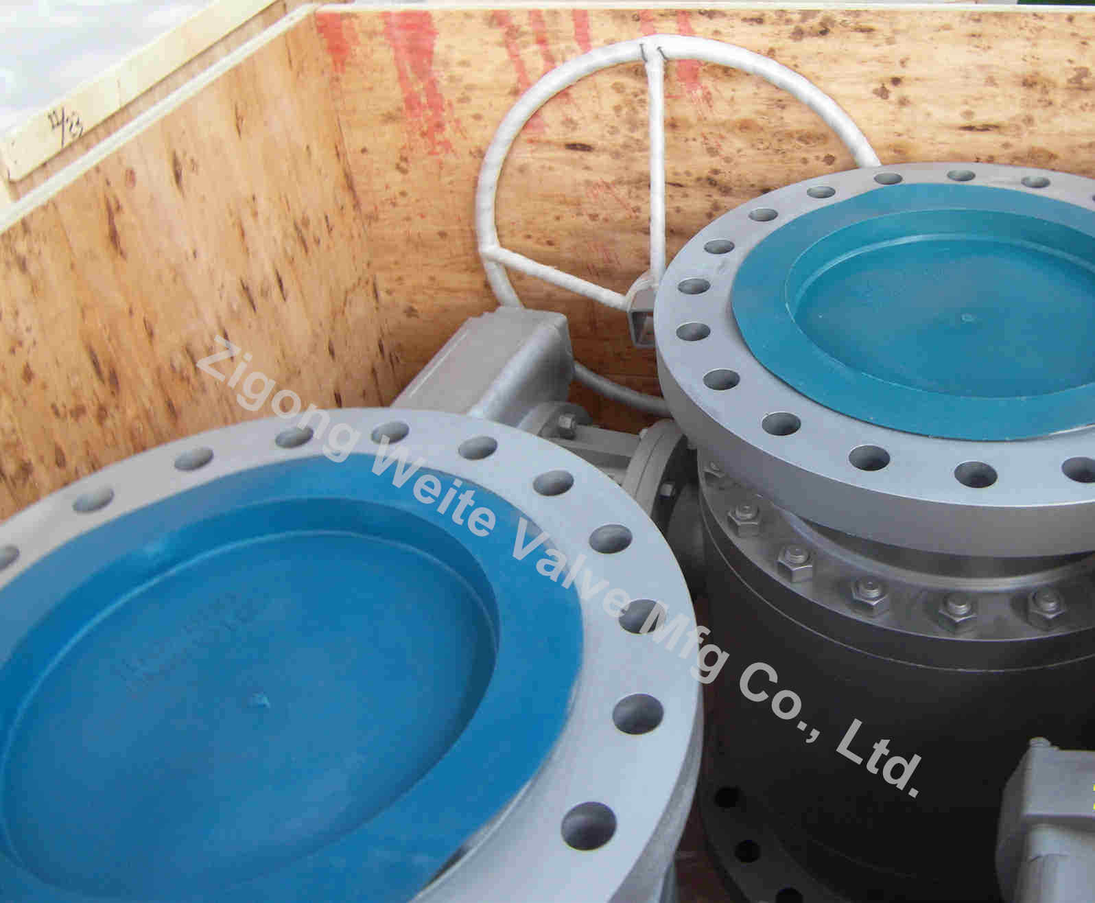 DN50-DN600 High Temp Ball Valve BS 5351 Electrical Operated With High Sealing Seat