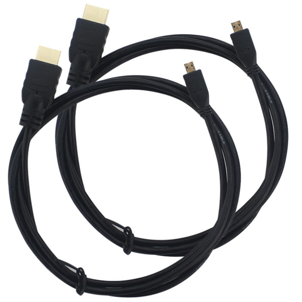 1.5m Micro HDMI To HDMI Cable 4K OEM MALE MALE For Raspberry Pi 4