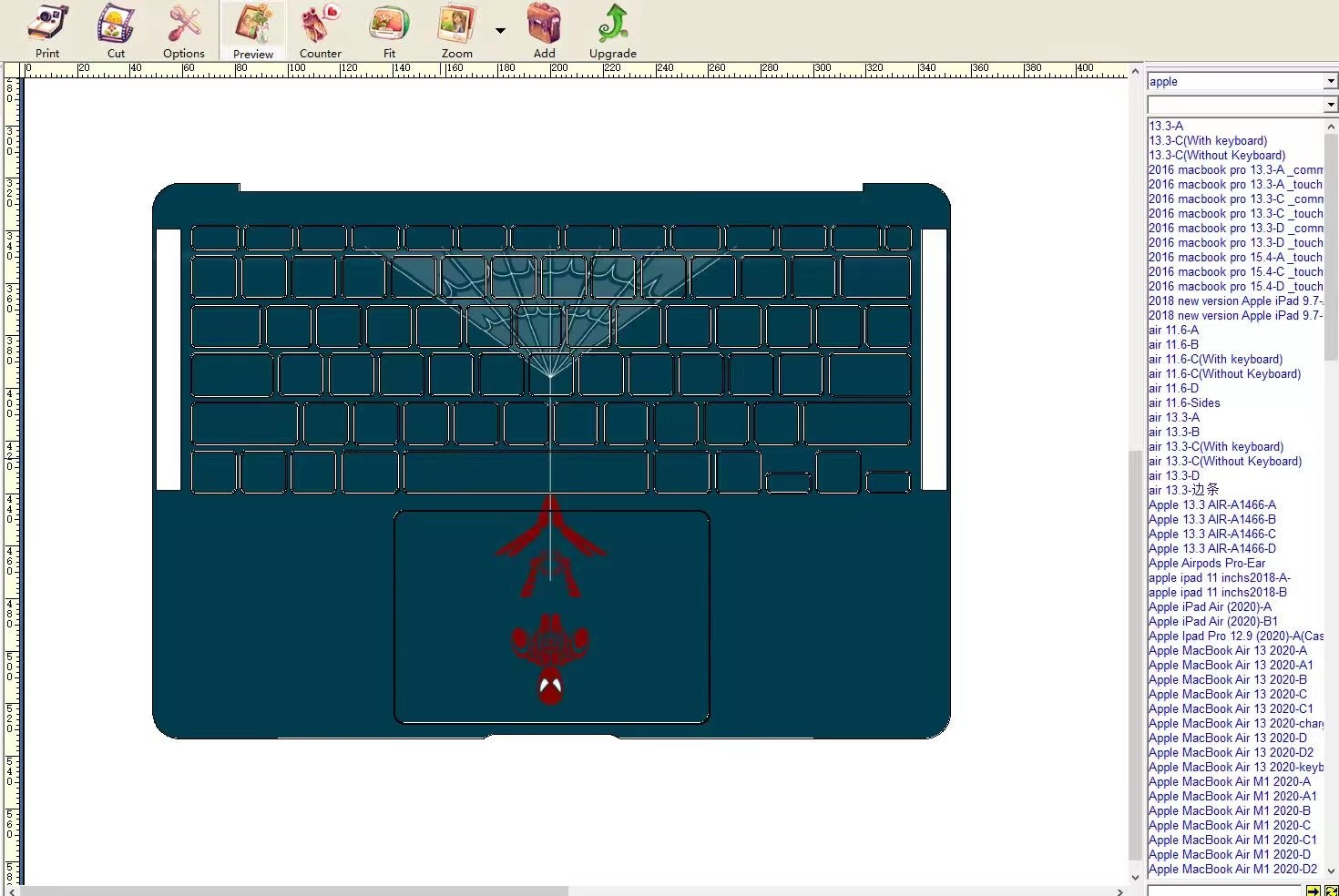 13.3" 14" 15.6" 17" Laptop Skin Cover Customized Removable Notebook Skin Waterproof Vinyl