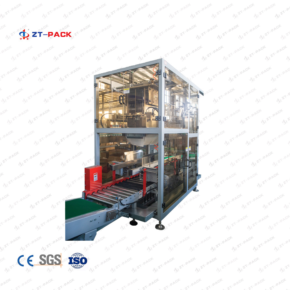 Vertical 24v Carton Box Packing Strapping Machine 4000bph Automatic Box Packing