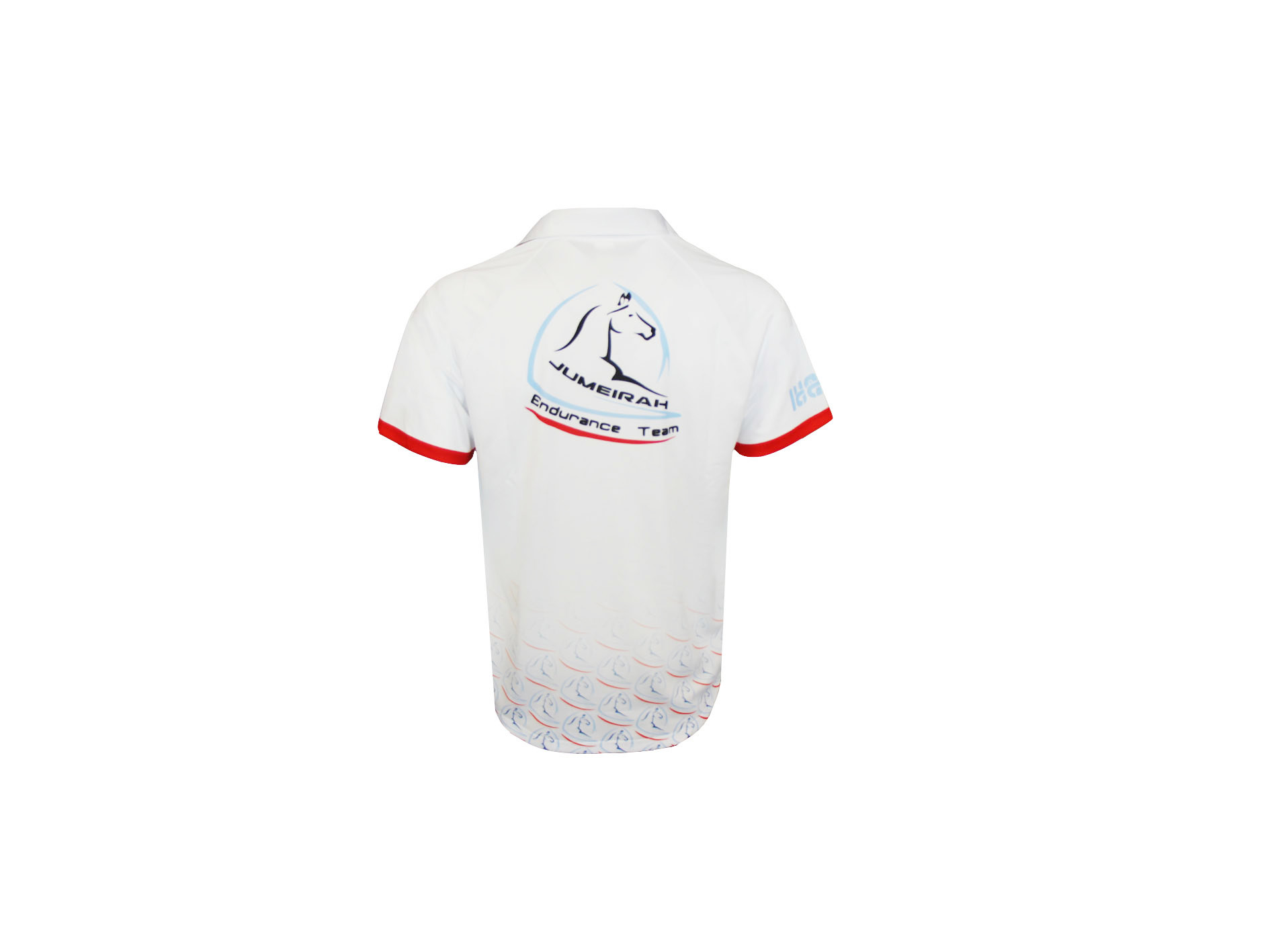 100% Polyester Men Short Sleeve Polo Shirts Gradient Color Pattern