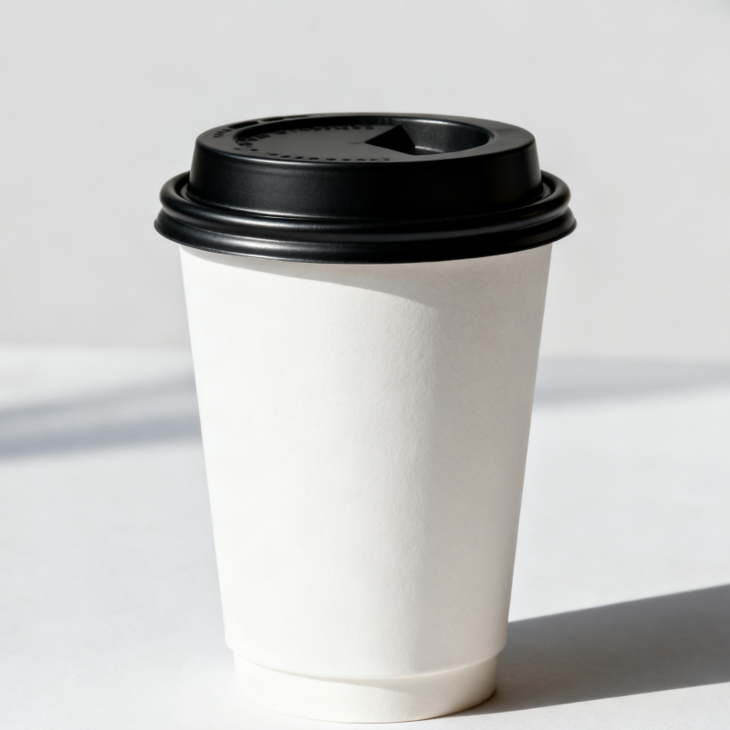 Customized logo for disposable single and double wall coffee paper cups