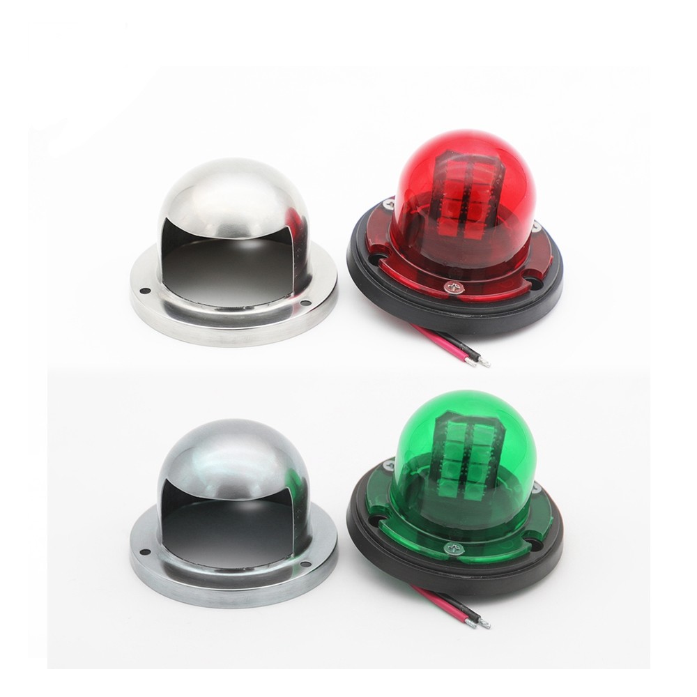 12V DC Marine Signal Light , 1.6W Stainless led boat nav lights