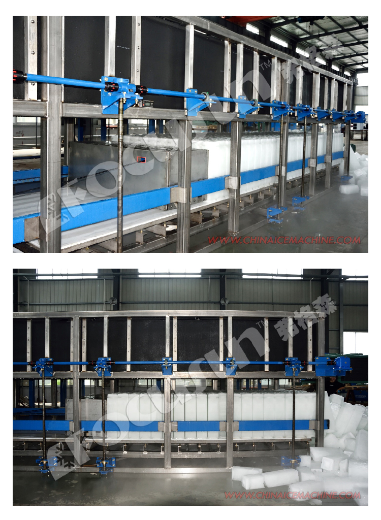 ICE BLOCK 20 tons per day Industrial Direct Cooling system Block Ice Making Machines