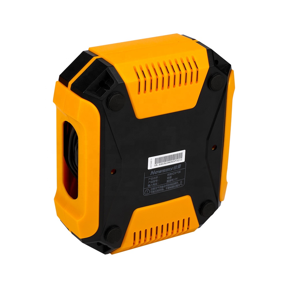 Convenient 12V Air Compressor for Inflating Car and Bike Tires 18*7.5*22.5 N.W. 0.8kg