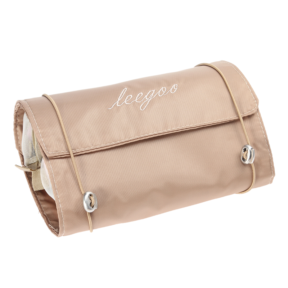 Cheapest 4PCS in 1 Cosmetic Bag For Women Zipper Mesh Separable Cosmetics Pouch Ladies Foldable Nylon Bag Rope Makeup Bag