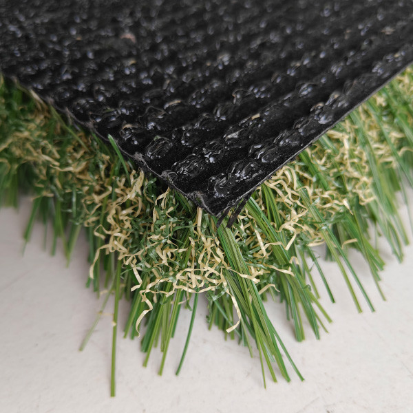 PU Adhensive Four Colors Mixing Durable Landscape Artificial Grass With 45mm Pile Height And Great UV Resistance