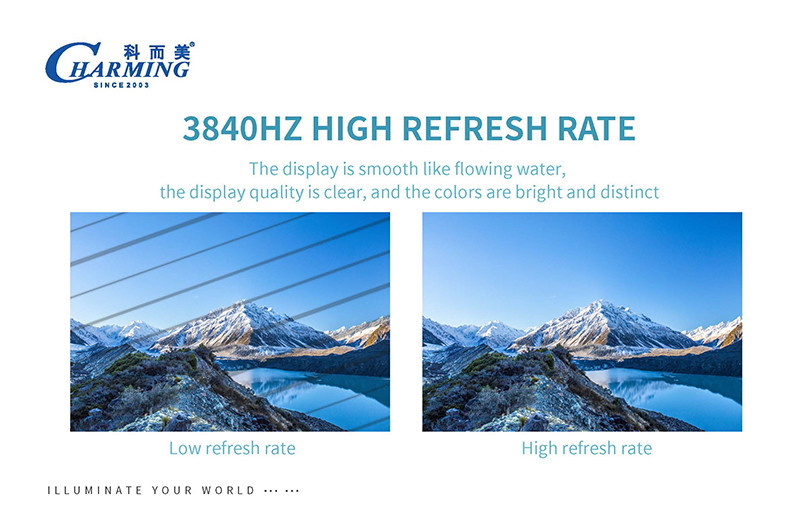 64x48CM HD LED Video Wall Display Pixel Pith 2MM 3840Hz For TV Show