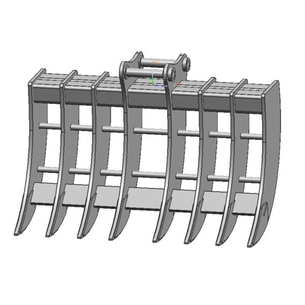 High Performance Multi Ripper / Rake Bucket Hyundai R290-9 Excavator