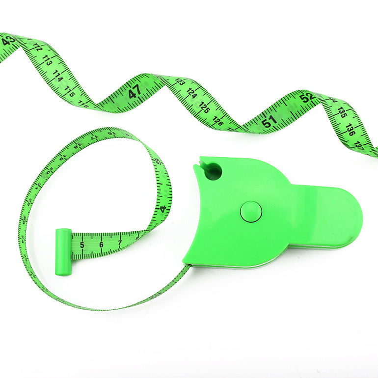 Wintape Plastic Measuring Tape Custom 2m 80inch Green Vinyl Coated Soft Small Tape For Body Sizes Measurement