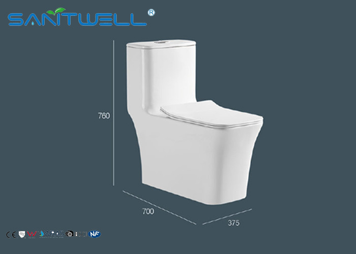 Shower room siphonic flushing Siphonic WC sanitary ware 700*375*760 mm Size