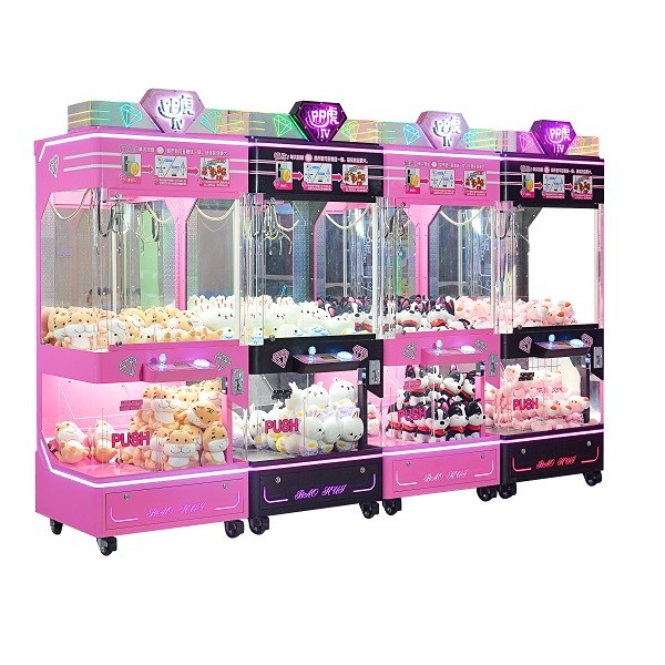 220V PP Tiger 4 Mini Toy Claw Machine / Toys Vending Machines