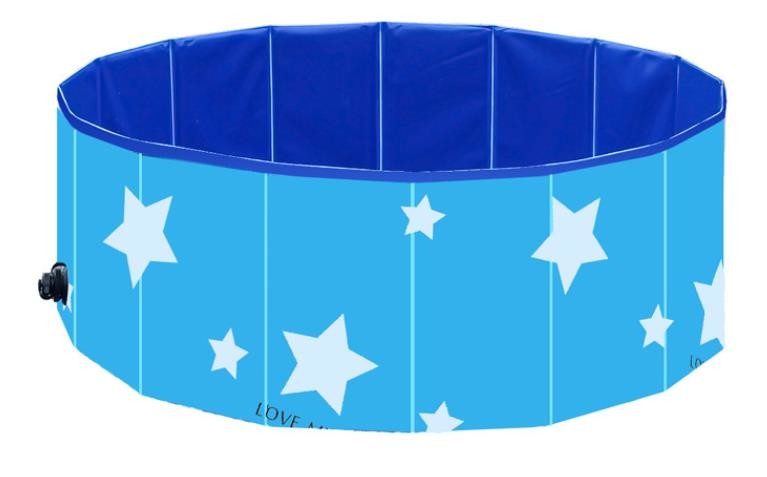 High quality Blue & Pink Pet Swimming Pool Portable Pool Dogs Cats Bathing Tub Bathtub Wash Tub Foldable Pet Bath Pool