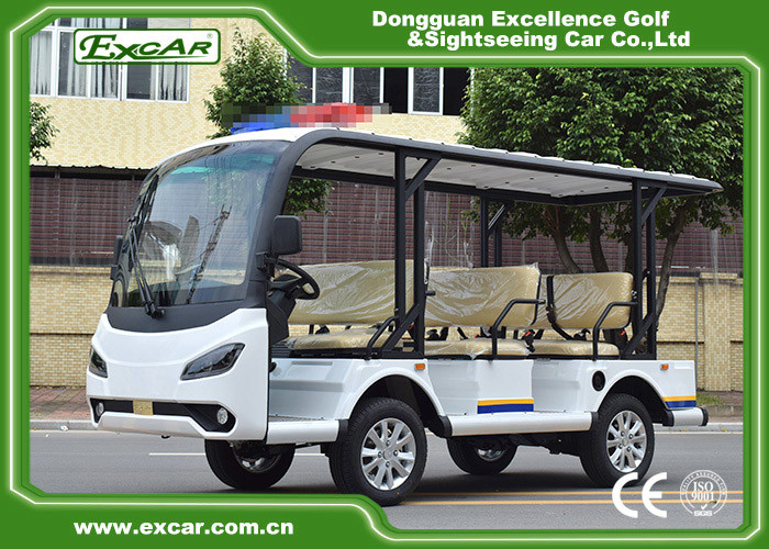 Excar 8 Seaters Sightseeing Electric Shuttle Bus 72V Tourist Car