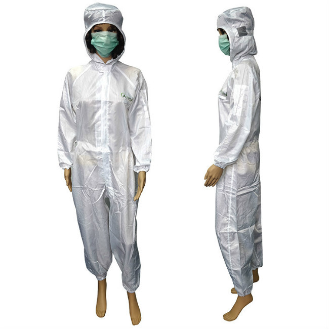 OEM Plus Size Anti Static ESD Workwear With Elastic Wrist