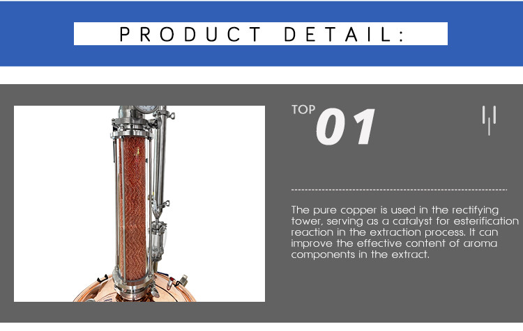 Essential Oil Extractor Distillation Vacuum Steam Stainless Steel 25L
