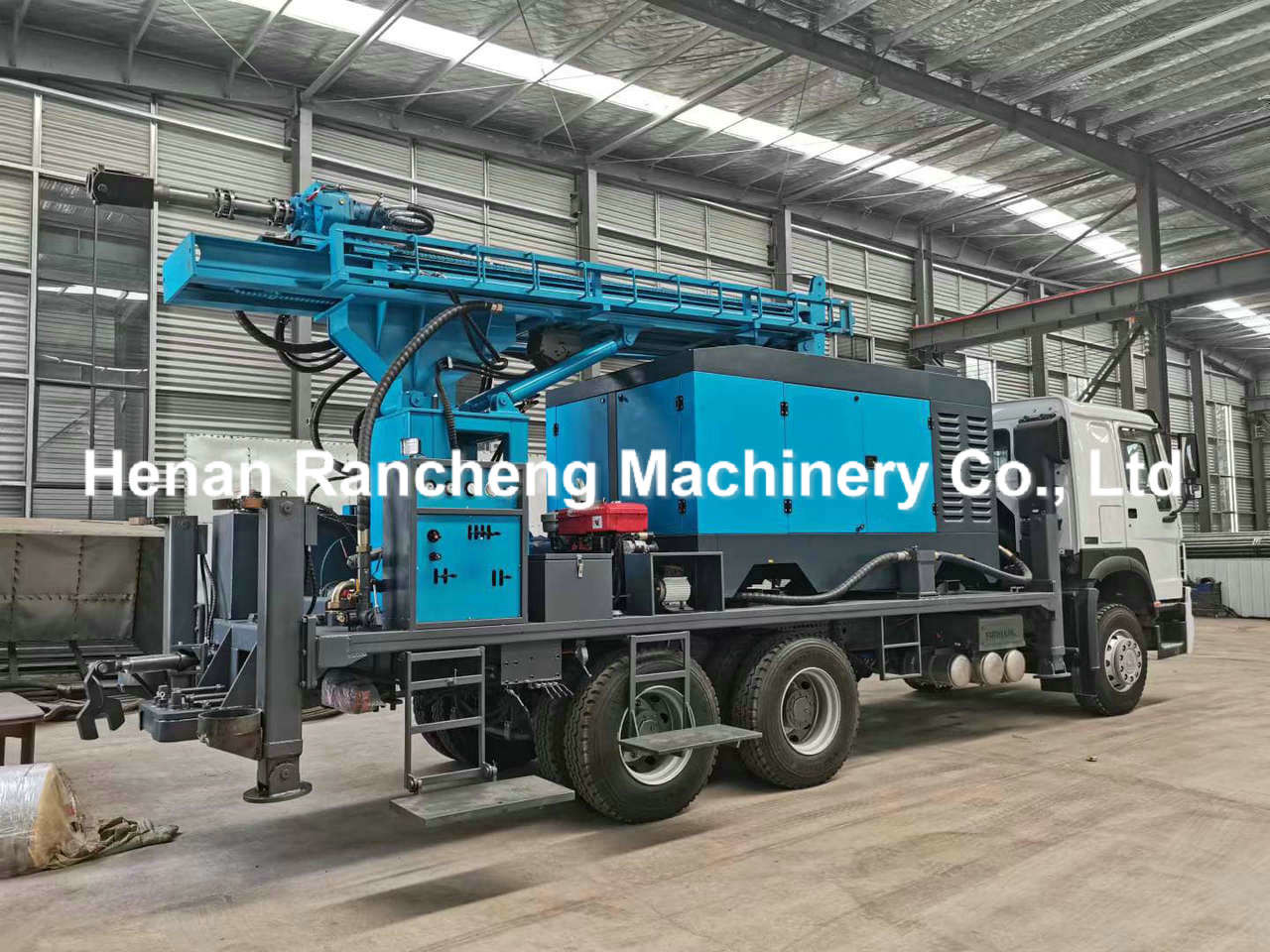 DongFeng Truck Mounted Water Well Drill Rig 95KW Rig Engine Power 350m Depth