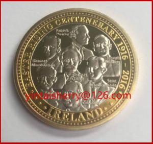 China Easter rising 1916 souvenir coin, custom challenge coin,silver coin replica for sale on sale