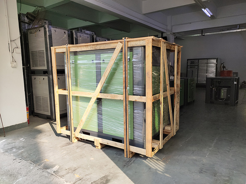 Permanent Magnet 7.5kw Variable Speed Industrial Screw Air Compressors 10hp